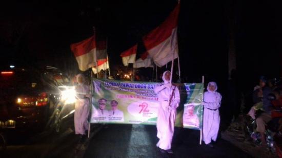 Pawai Obor Macetkan Sepanjang Jalan Wonomerto